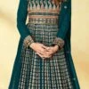 Shamita Shetty Teal Green Georgette Embroidered Designer Anarkali Suit Festive Wear -ZariGrace Shop shamita shetty teal green georgette embroidered designer anarkali suit slsak32649192 l
