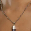 Shine Brown Alloy Necklace Party Wear -ZariGrace Shop shine brown alloy necklace jysrrjuly2218 l