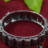 Silver Alloy Oxidised Bangles Party Wear -ZariGrace Shop silver alloy oxidised bangles hjbdmf006 l