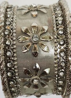 Silver Designer Bangles Festive Wear