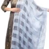 Silver Grey Cotton Weaving Work Dupatta Work Wear -ZariGrace Shop silver grey cotton weaving work dupatta dpdmimfd097 l