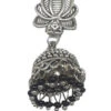 Silver N Black Jhumka Earrings Festive Wear -ZariGrace Shop silver n black jhumka earrings ermvn10470 l