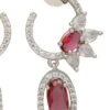 Silver N Red Stones Alloy Danglers Party Wear 1 Silver N Red Stones Alloy Danglers Party Wear -ZariGrace Shop silver n red stones alloy danglers erjrurea2320 l