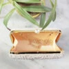 Silver Silk Hand Designer Clutch -ZariGrace Shop silver silk hand designer clutch hbdacs315 l