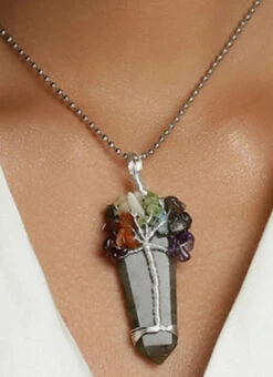 Sky Blue Alloy Necklace Party Wear