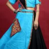 Sky Blue Blended Kutch N Mirror Work Chaniya Choli Festive Wear -ZariGrace Shop sky blue blended kutch n mirror work chaniya choli ghsom2778 l