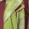 Soft Organza Silk Saree With Zari Weaving Parrot Green Color Festive Wear 1 Soft Organza Silk Saree With Zari Weaving Parrot Green Color Festive Wear -ZariGrace Shop soft organza silk saree with zari weaving parrot green color sasvw363 l