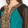 Teal Green Georgette Palazzo Set Party Wear -ZariGrace Shop teal green georgette palazzo set krsmnkc1938 l