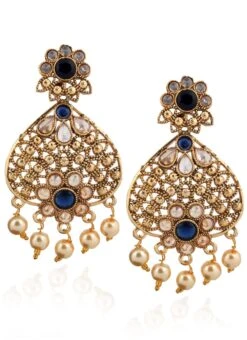 Tricolor Danglers Party Wear 7 Tricolor Danglers Party Wear -ZariGrace Shop tricolor danglers ermpf9274 b