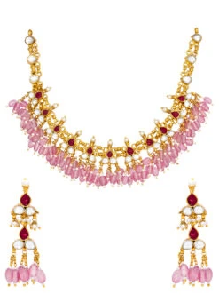 ZariGrace Shop -ZariGrace Shop tricolor moti alloy choker jydthov265 u