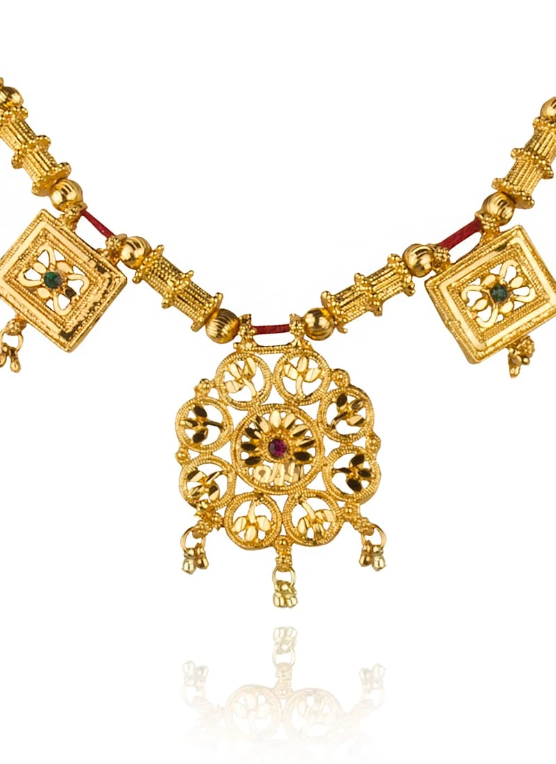 Tricolor Necklace Party Wear 3 Tricolor Necklace Party Wear