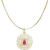 Tricolor Pendant Set Festive Wear -ZariGrace Shop tricolor pendant set jypshof1b057 l