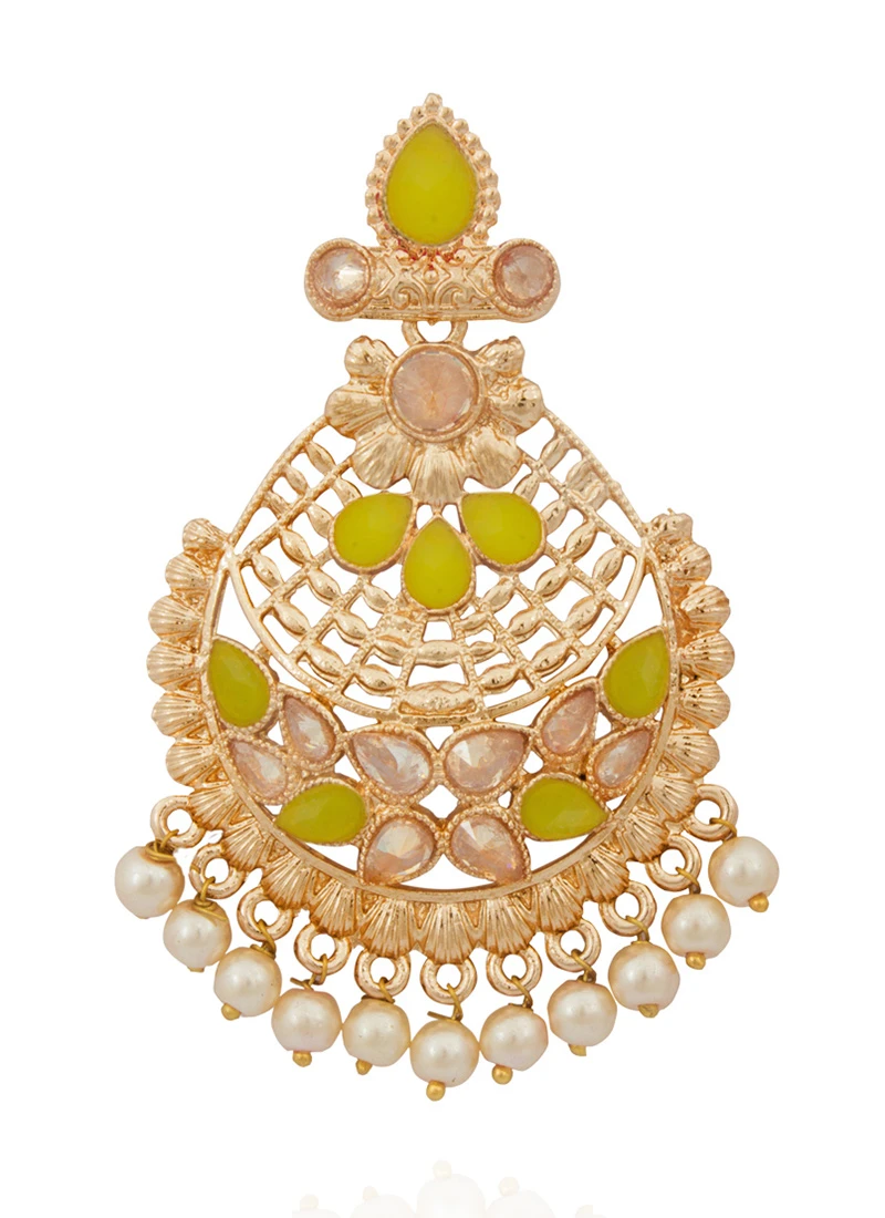 Tricolored Dangler Earrings Festive Wear 3 Tricolored Dangler Earrings Festive Wear