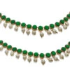 Tricolored Designer Anklets Festive Wear -ZariGrace Shop tricolored designer anklets ankmvn10644 l