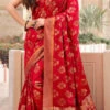 Woven Work Red Color Banarasi Silk Saree Party Wear -ZariGrace Shop weaving work red color banarasi silk saree saspl3509 l