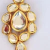 White Alloy Kundan Danglers Party Wear -ZariGrace Shop white alloy kundan danglers ermni206 l