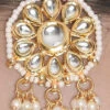 White Kundan N Beads Mangtikka Party Wear -ZariGrace Shop white kundan n beads mangtikka hejdfemdw003 l