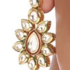 White Kundan Necklace Set With Earrings Party Wear -ZariGrace Shop white kundan necklace set with earrings jydmf1930 l
