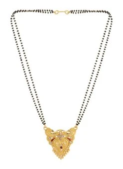 White N Black Antique Gold Plated Heart Shape Mangalsutra Wedding Wear 7 White N Black Antique Gold Plated Heart Shape Mangalsutra Wedding Wear -ZariGrace Shop white n black antique gold plated heart shape mangalsutra jynejmpf8069 b