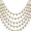 White N Gold Necklace Set Party Wear 1 White N Gold Necklace Set Party Wear -ZariGrace Shop white n gold necklace set jysmvn10130 l