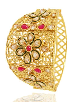 White N Pink Bracelet Wedding Wear 7 White N Pink Bracelet Wedding Wear -ZariGrace Shop white n pink bracelet hjbrmkns0511 b