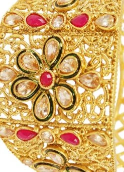 White N Pink Bracelet Wedding Wear