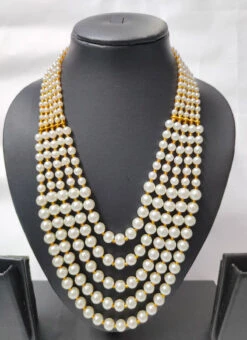 White Pearls Long Necklace Party Wear 7 White Pearls Long Necklace Party Wear -ZariGrace Shop white pearls long necklace jysjsc1014 b