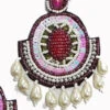 White Pink Fashion Danglers Party Wear -ZariGrace Shop white pink fashion danglers erddrj10033h l