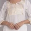 White Rayon Kurta Palazzo Set Work Wear -ZariGrace Shop white rayon kurta palazzo set krsdmf1054tbwh l