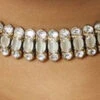 White Stone Designer Choker Set Party Wear -ZariGrace Shop white stone designer choker set jydmf1854 l