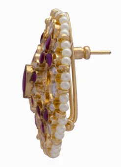 ZariGrace Shop 20 Wine Alloy Moti Choker Party Wear