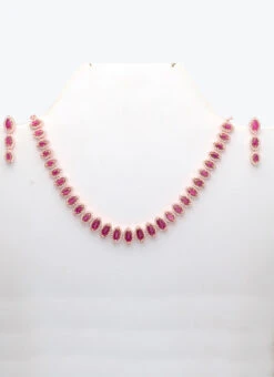 Wine Alloy StoneNecklace Party Wear 7 Wine Alloy StoneNecklace Party Wear -ZariGrace Shop wine alloy stonenecklace jynsjde1600 b