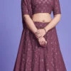 Mauve Georgette Sequins Embroidery Umbrella Lehenga Choli Party Wear -ZariGrace Shop wine georgette sequins embroidery umbrella lehenga choli ghsir6603 l