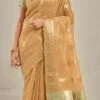 Woven Work Beige Color Banarasi Silk Saree Festive Wear -ZariGrace Shop woven work beige color banarasi silk saree sasacw6171 l