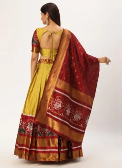Yellow Art Silk Zari A Line Lehenga Festive Wear 9 Yellow Art Silk Zari A Line Lehenga Festive Wear -ZariGrace Shop yellow art silk zari a line lehenga ghsrk176089 b