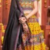 Yellow Cotton Embroidery With Mirror Work Chaniya Choli Festive Wear -ZariGrace Shop yellow cotton embroidery with mirror work chaniya choli ghska46577006 l