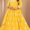 Yellow Georgette Embroidery Anarkali Suit Party Wear 2 Yellow Georgette Embroidery Anarkali Suit Party Wear -ZariGrace Shop yellow georgette embroidery anarkali suit slsdi8525y l