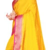 Yellow Zari Woven Saree After Six Wear